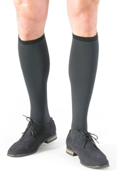 NEW Men's Socks Garters Ref A17 noir double pinces fixes